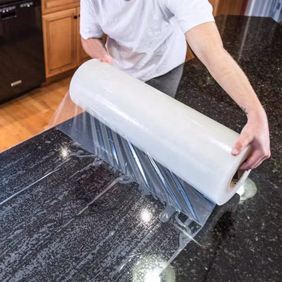 Película protetora pe, fita adesiva de proteção de superfície, filme de piso duro, fita multiuso