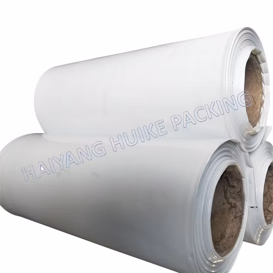 Filme extensível de envoltório de paletes PE Filme de proteção preto e branco