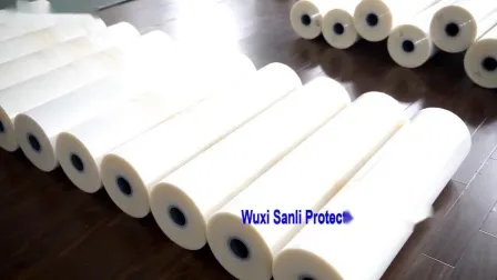 Fita plástica do filme da proteção do PE da película protetora do PE da baixa aderência