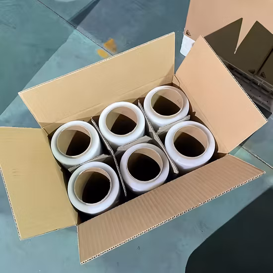 PE Plastic Shrink Film White and Clear Industrial Stretch Film Black Protection Film