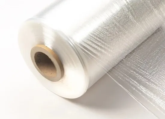 PE Plastic Shrink Film White and Clear Industrial Stretch Film Black Protection Film