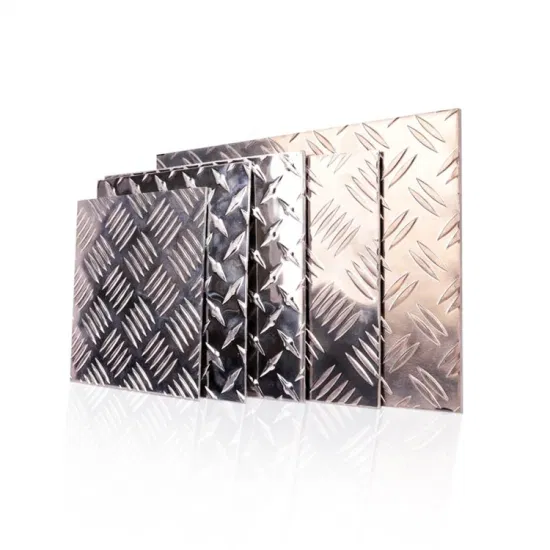 Placas xadrez em relevo de alumínio de alta qualidade